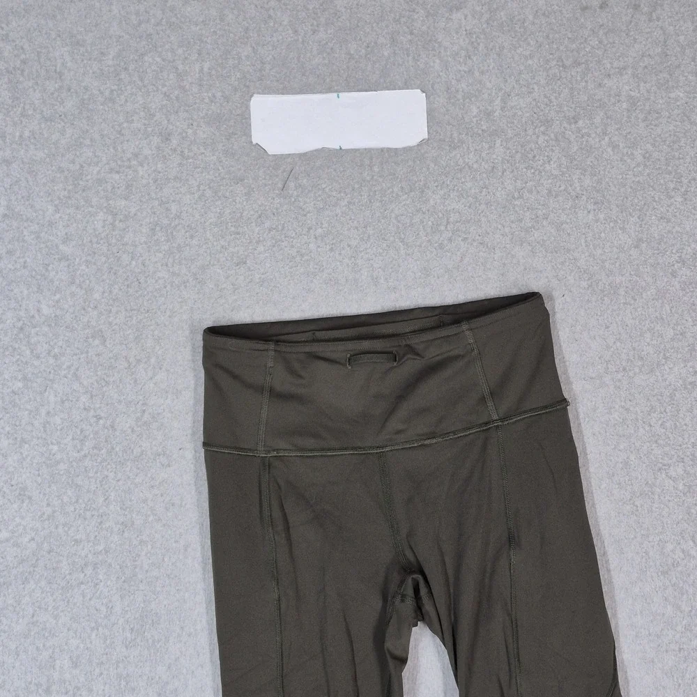 Lululemon Activewear Pants 4 Dark Green Yoga Legging Fast Free